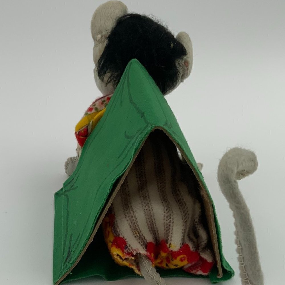 Vintage 1972 Annalee Camping 7" Tent Mouse "Lake ....." - Picture 3 of 6